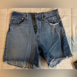 Levi's Blue Jean Shorts for Women